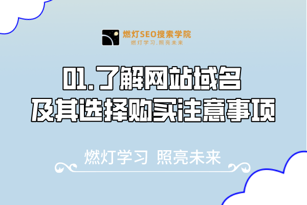 01.了解网站域名及其选择购买注意事项-金闪闪上海SEO博客