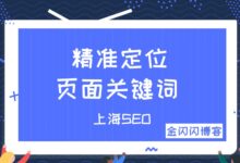 一个页面的关键词怎么去精准的定位?-金闪闪上海SEO博客